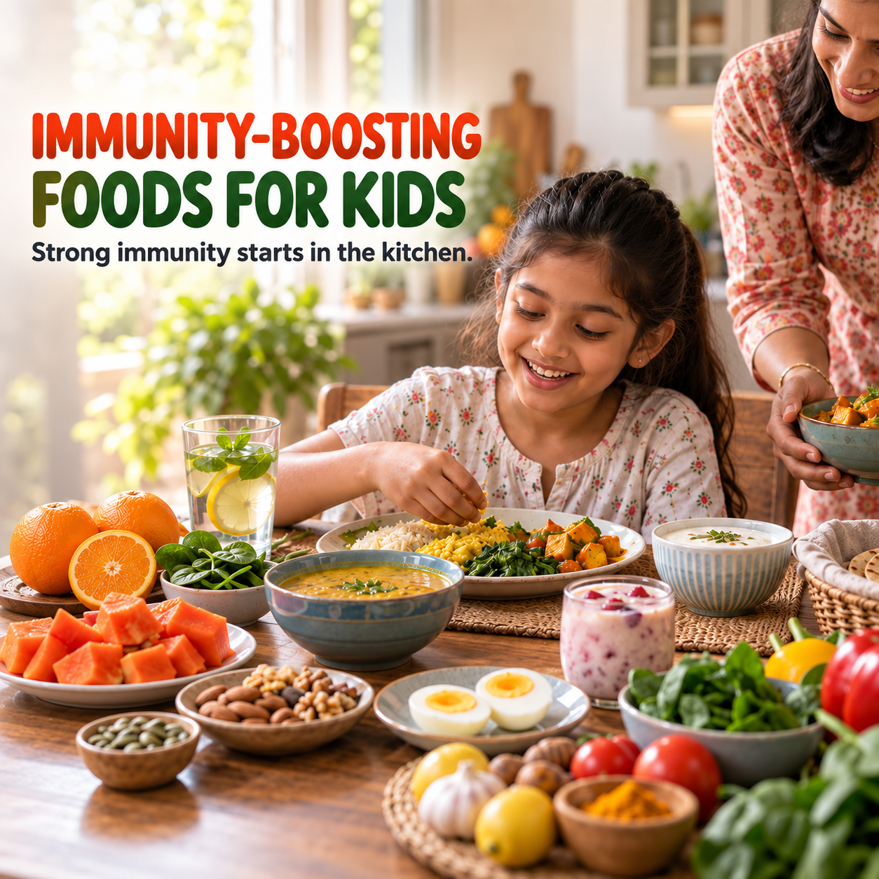 Immunity Boosting Foods for Children: What to Include in Their Diet
