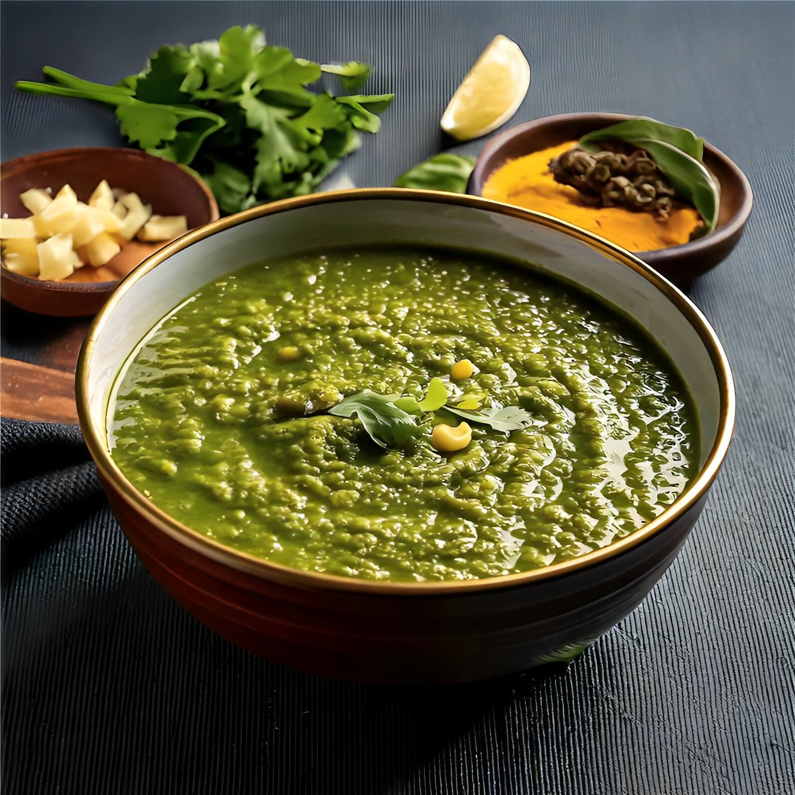 Daal Palak using Hungry Boo Ghar Ki Daal