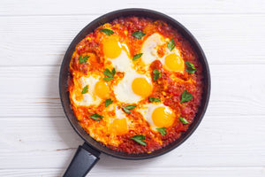 Child-Friendly Egg Shakshuka with Hungry Boo Tomato Basil Sauce