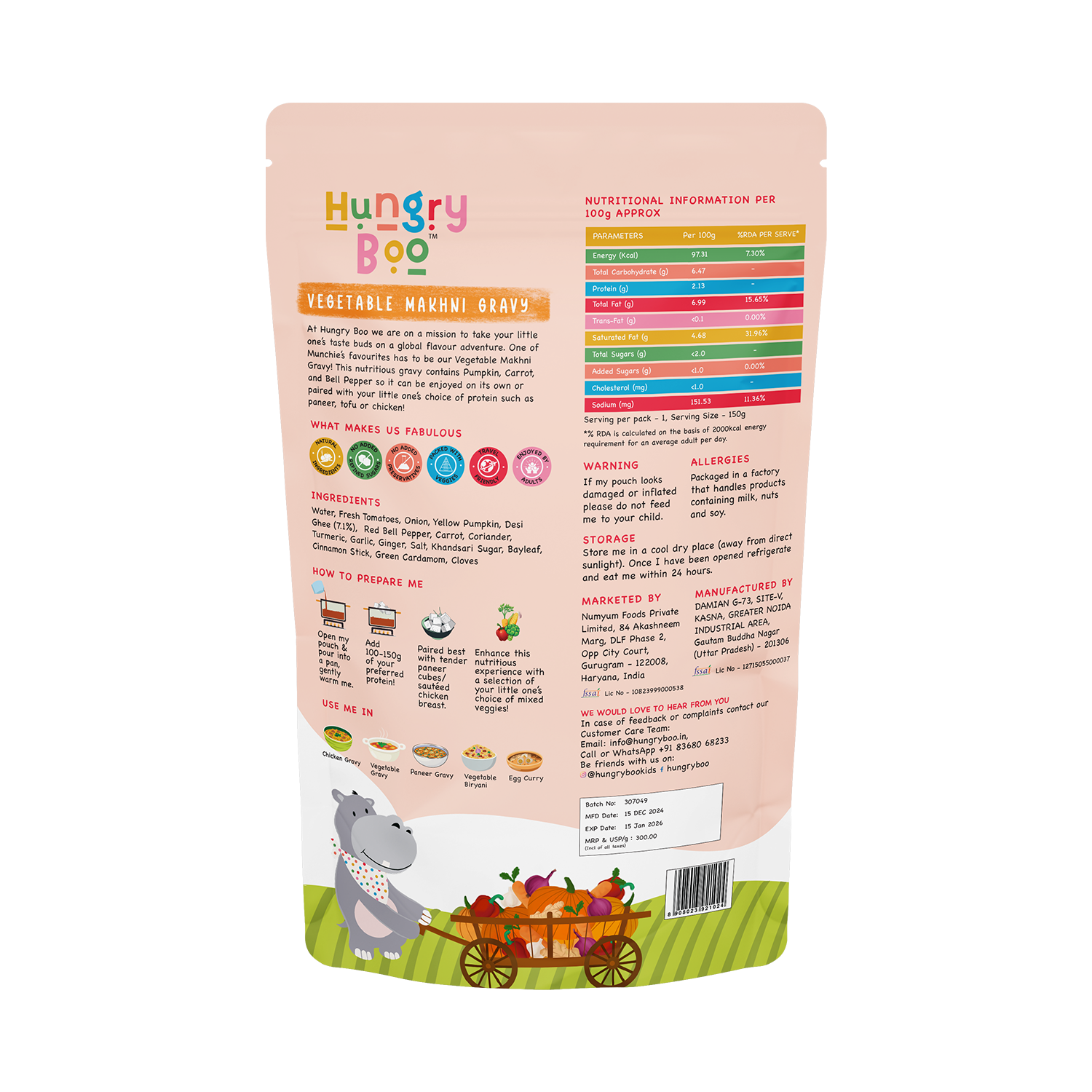 Vegetable Makhni Gravy