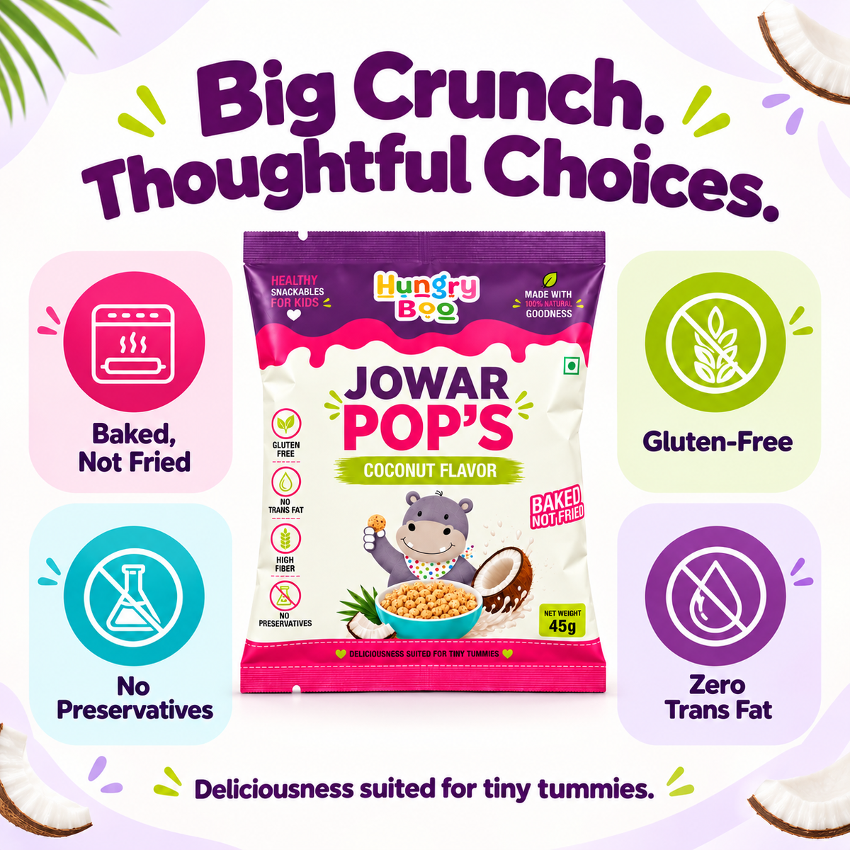 Jowar Pops Coconut