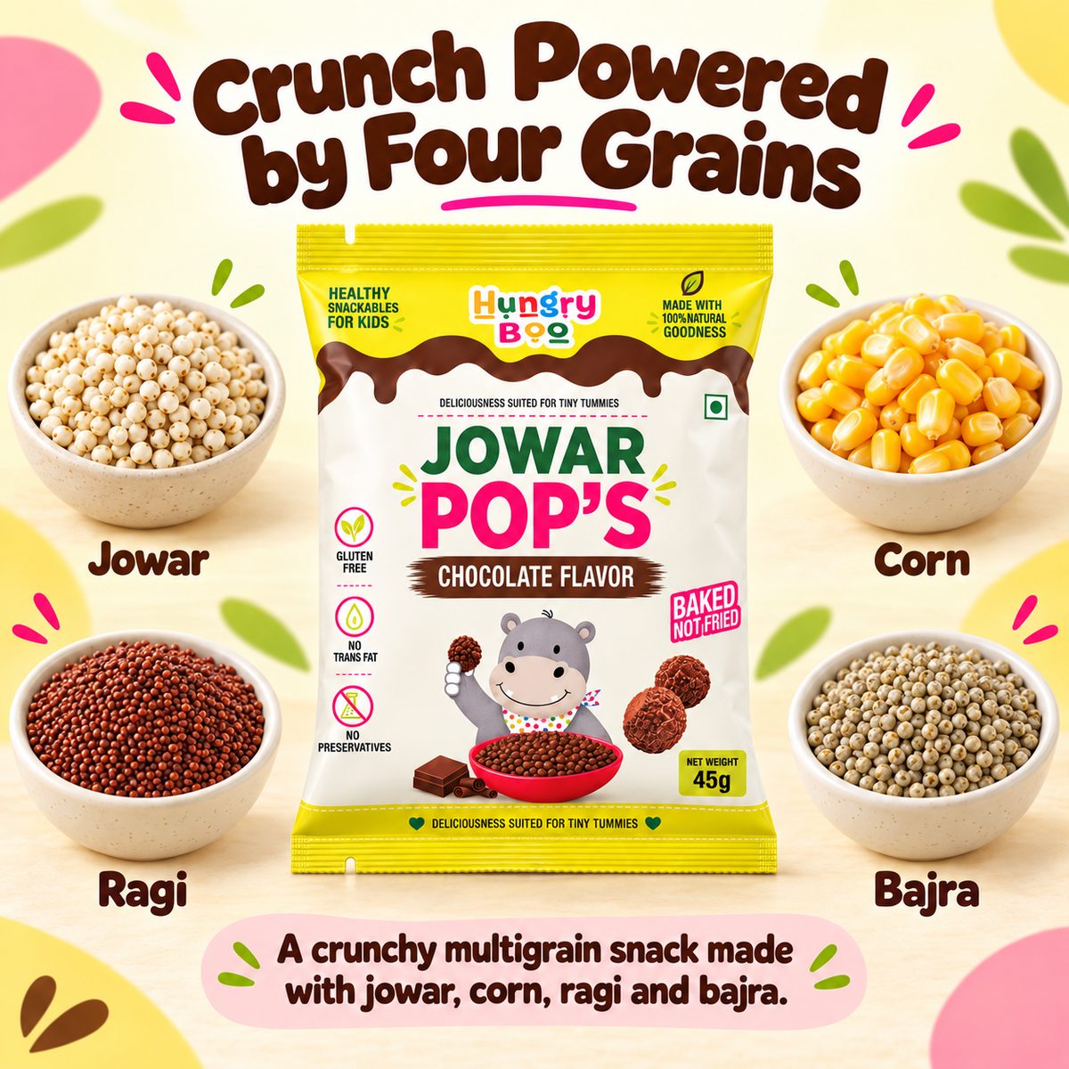 Jowar Pops Chocolate