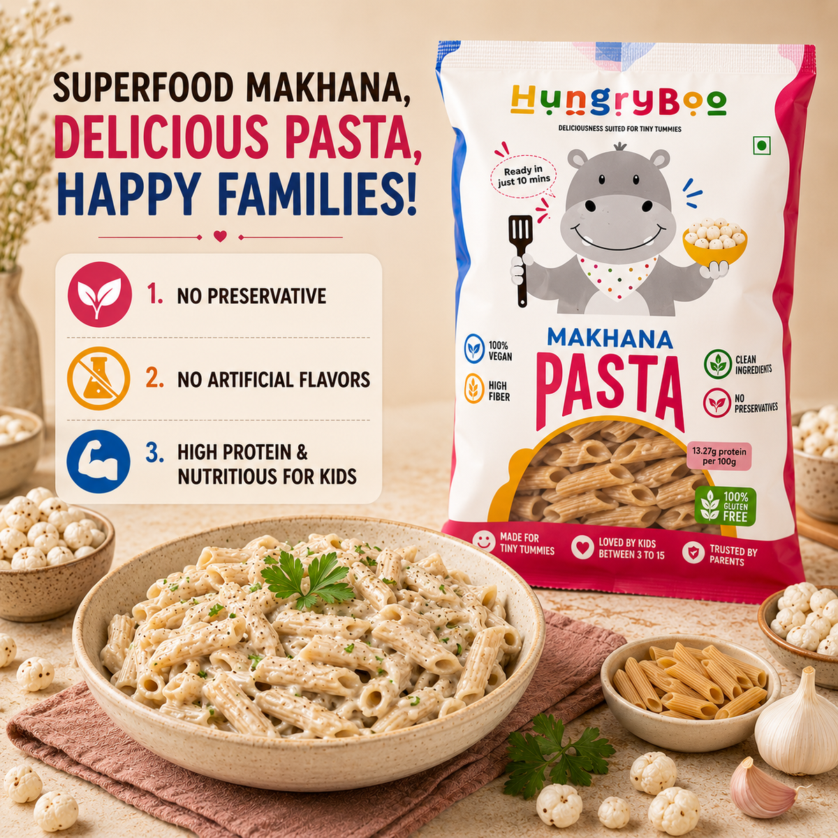 Makhana Pasta