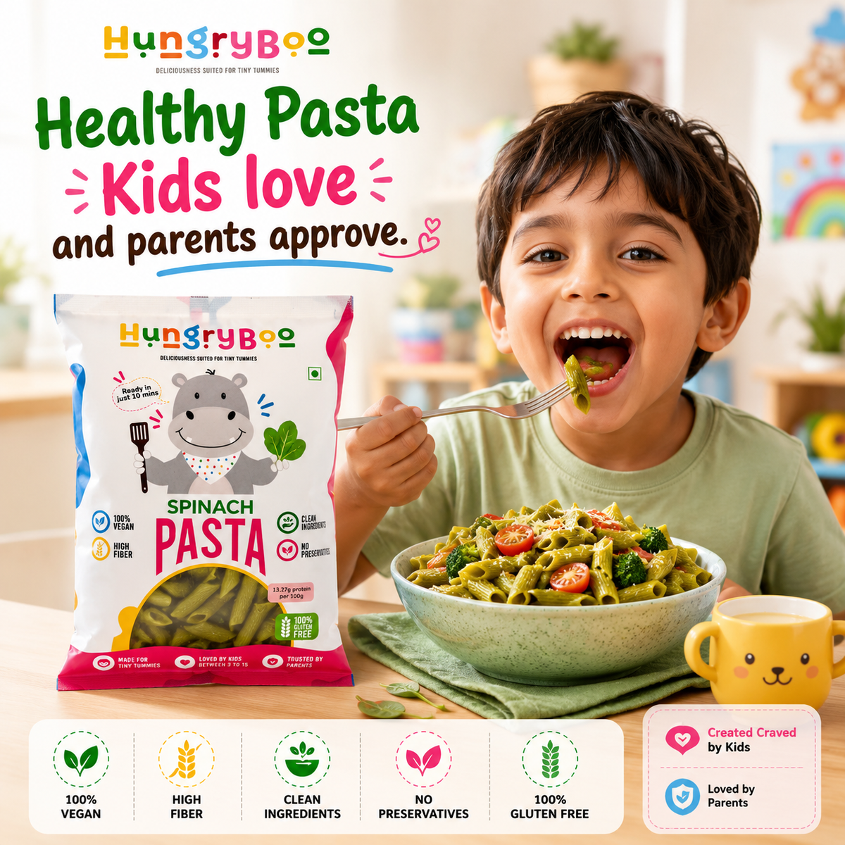 Spinach Penne Pasta