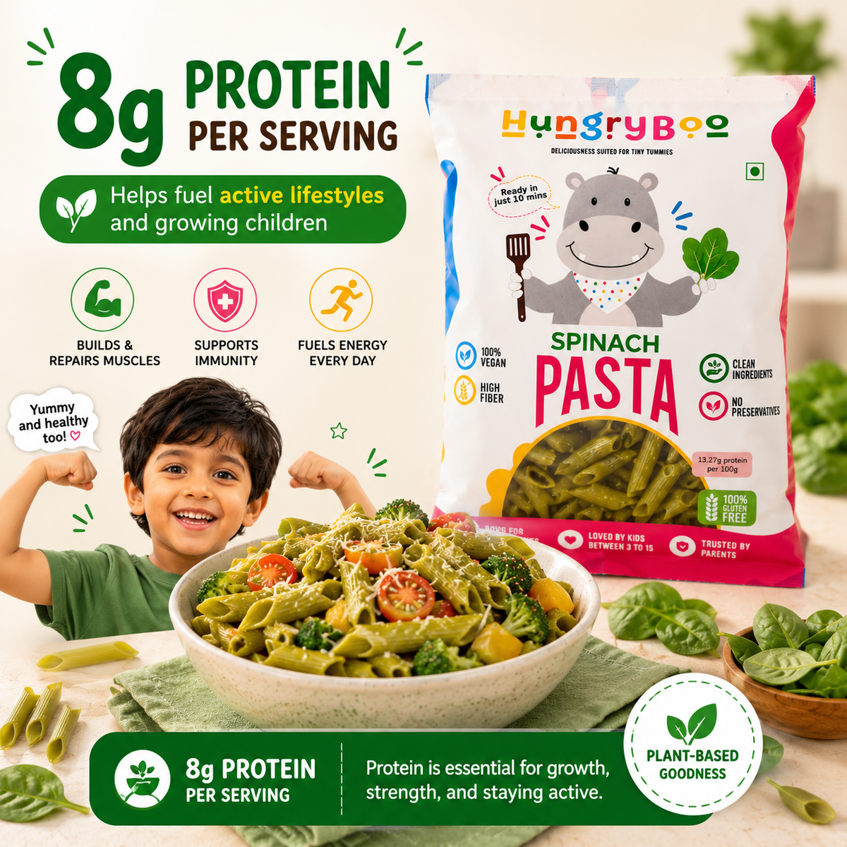 Spinach Penne Pasta