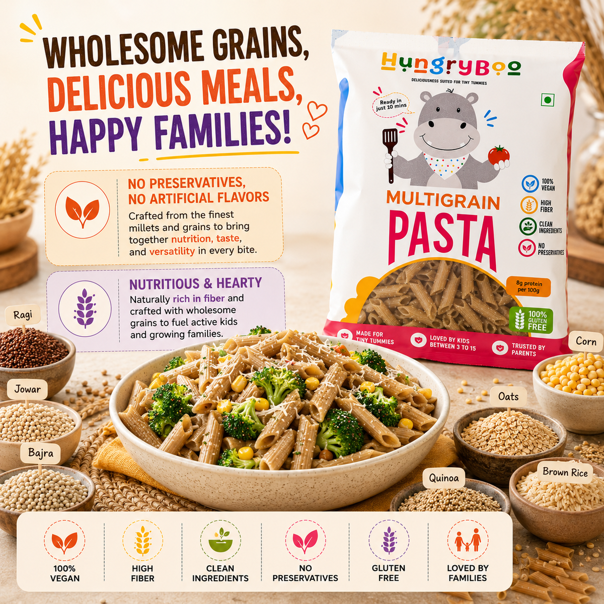 Multigrain Penne Pasta