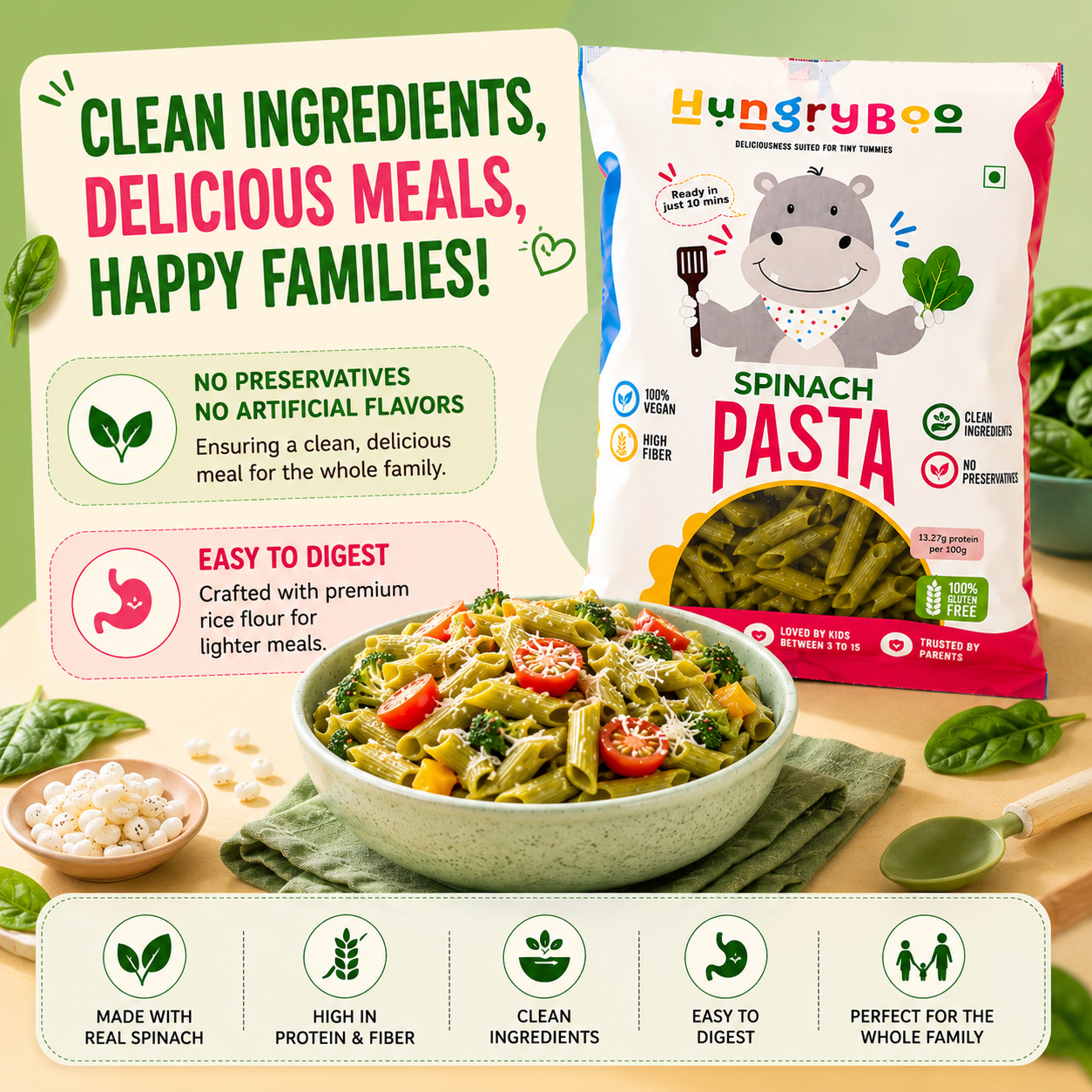Spinach Penne Pasta – Protein-Rich Goodness for Healthy, Delicious Meals