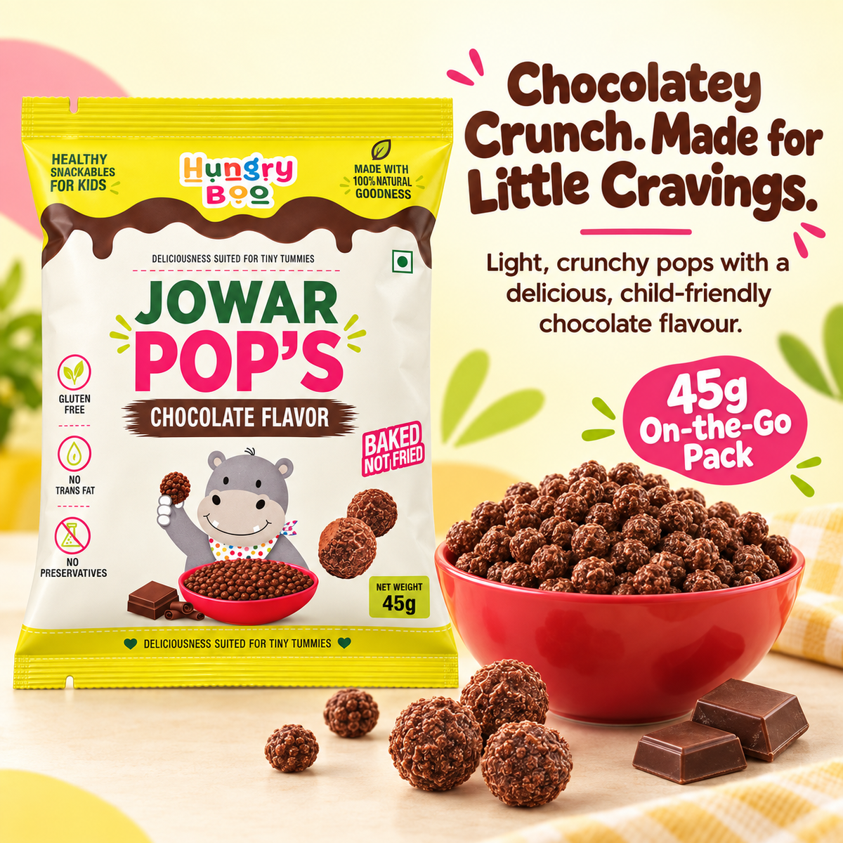 Jowar Pops Chocolate
