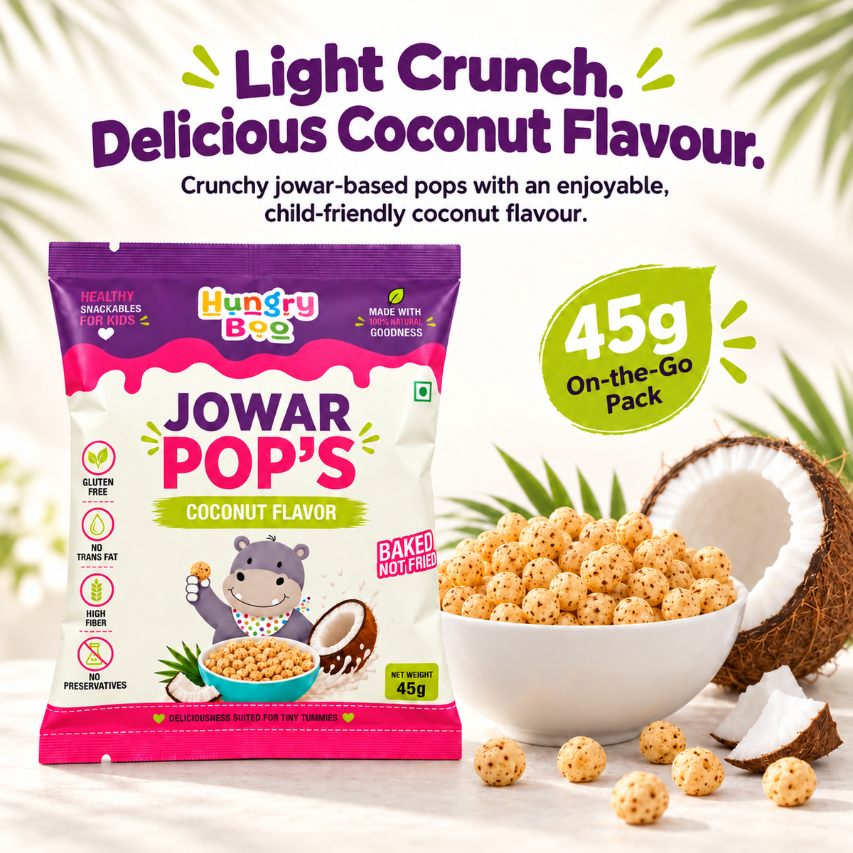 Jowar Pops Coconut
