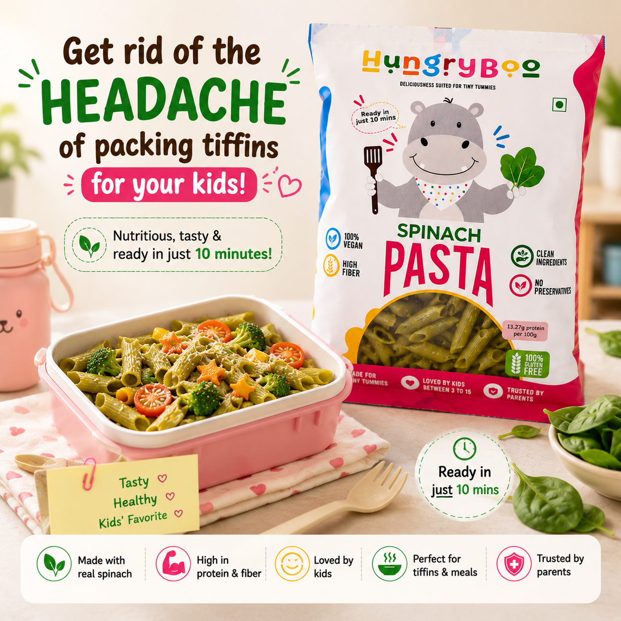 Spinach Penne Pasta – Protein-Rich Goodness for Healthy, Delicious Meals